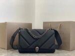 Black Serpenti Cabocho Shoulder Bag BVGR00337
