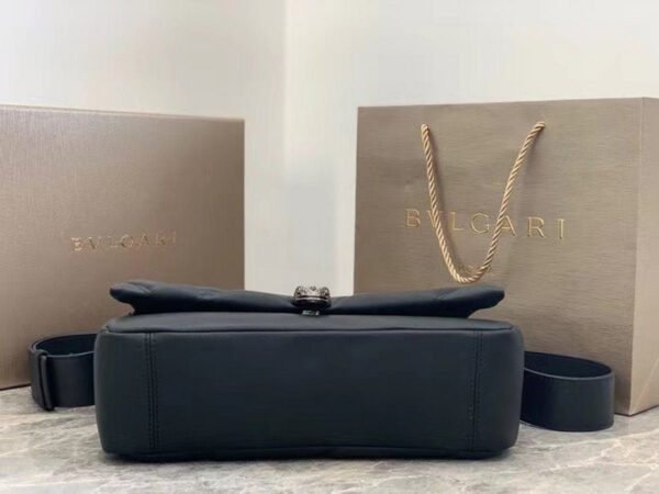 Black Serpenti Cabocho Shoulder Bag BVGR00337