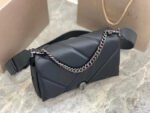Black Serpenti Cabocho Shoulder Bag BVGR00337