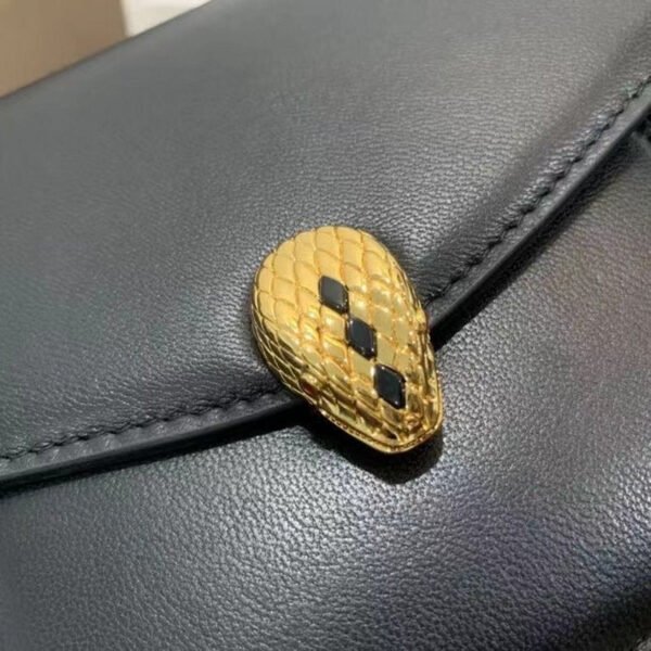 Black Serpenti Forever Shoulder Bag BVGR00334