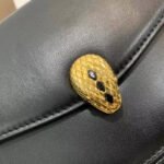 Black Serpenti Forever Shoulder Bag BVGR00336