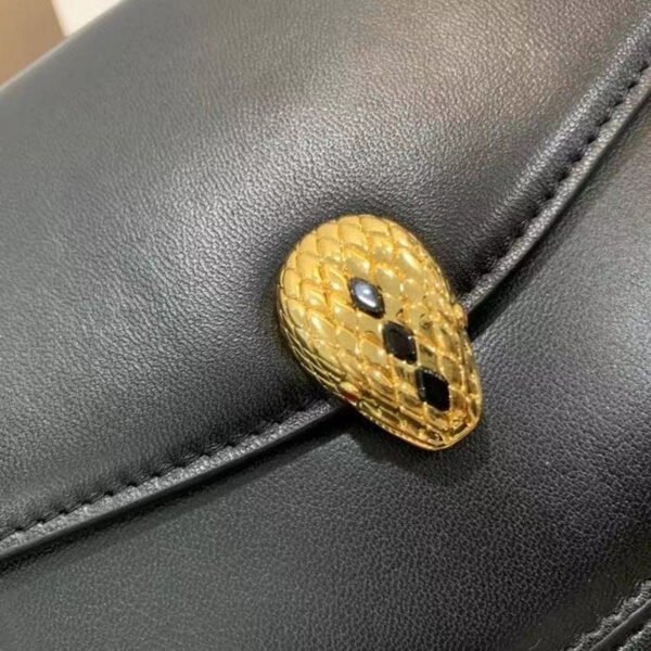 Black Serpenti Forever Shoulder Bag BVGR00336