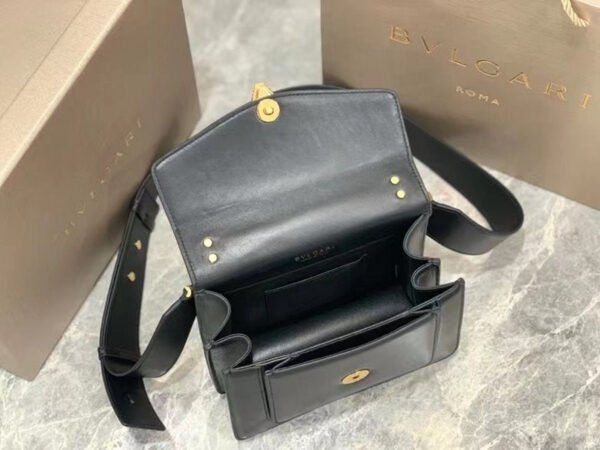 Black Serpenti Forever Shoulder Bag BVGR00336