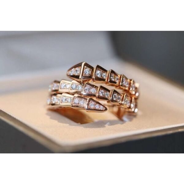 Snake Full Diamond Ring JWL00204