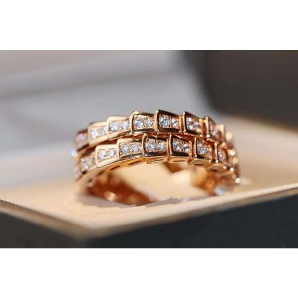 Snake Full Diamond Ring JWL00204