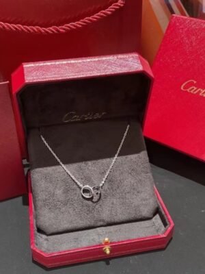 Double Ring Mini Necklace JWL00803