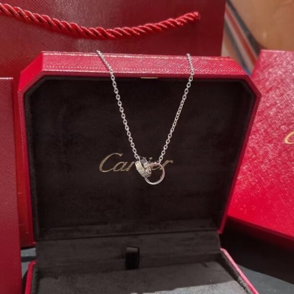 Double Ring Mini Necklace JWL00803