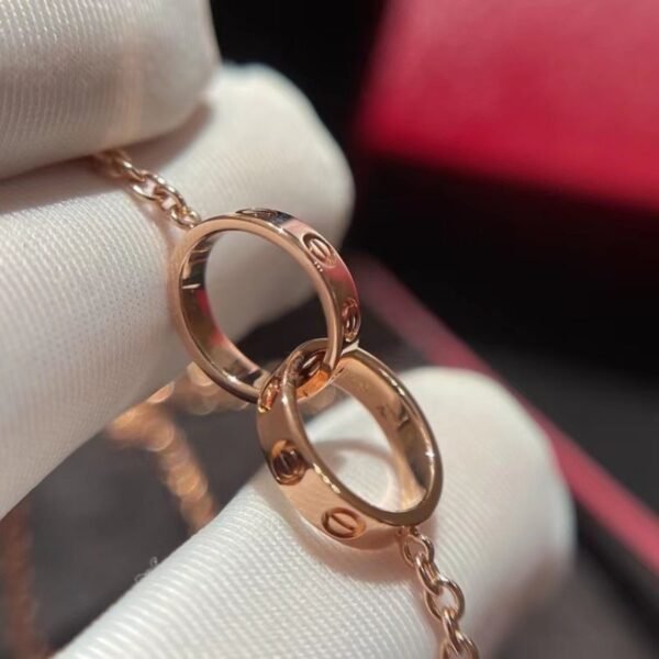 Double Ring Mini Necklace JWL00804