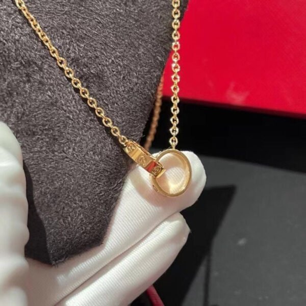 Double Ring Mini Necklace JWL00805