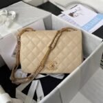 Beige Flap Bag BCH00773