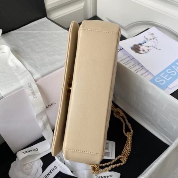 Beige Flap Bag BCH00773