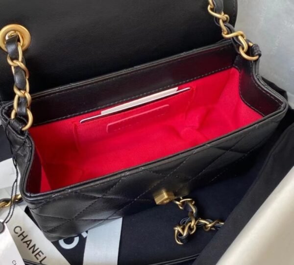 Black Flap Bag BCH00753