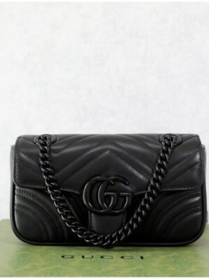 Gucci GG Marmont All Black Bag BG0525233