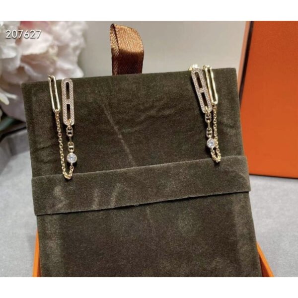 Farandole Pig Nose Chain Stud Earrings JWLH0026