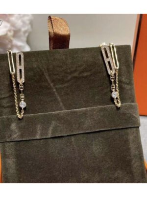 Farandole Pig Nose Chain Stud Earrings JWLH0026