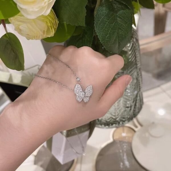 Butterfly Full Diamond Necklace JWL00779