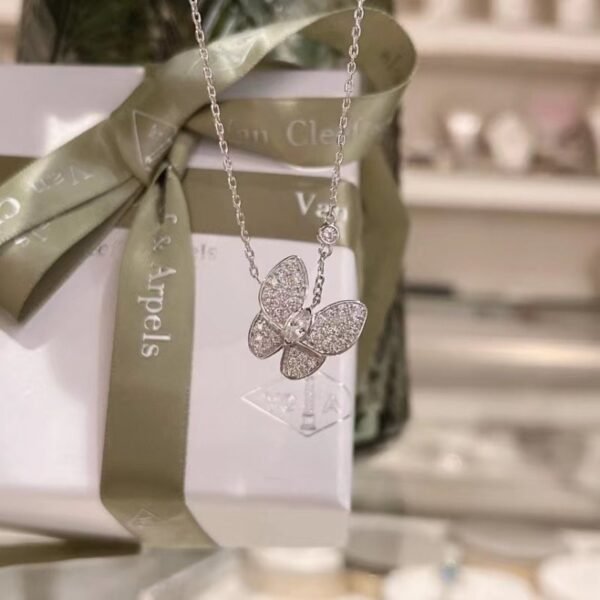 Butterfly Full Diamond Necklace JWL00779